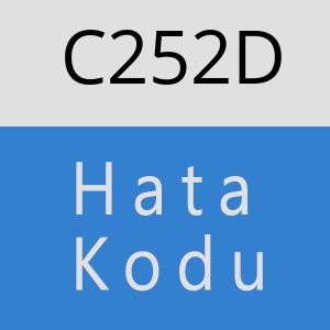 C252D hatasi