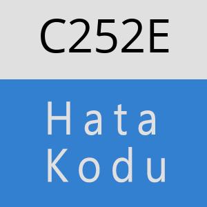 C252E hatasi