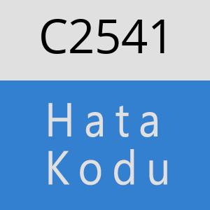 C2541 hatasi