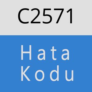 C2571 hatasi
