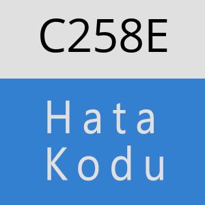 C258E hatasi