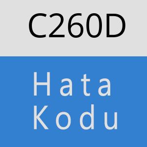 C260D hatasi