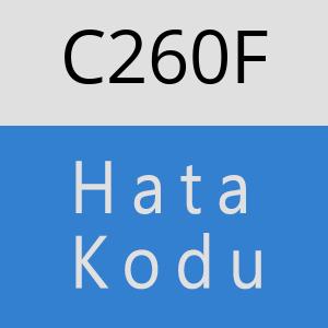 C260F hatasi