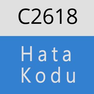 C2618 hatasi