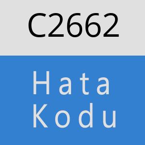 C2662 hatasi