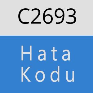 C2693 hatasi