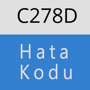 C278D hatasi