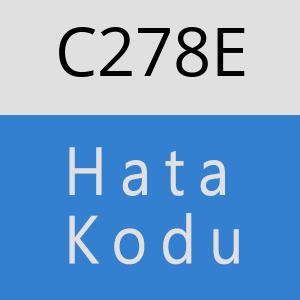 C278E hatasi
