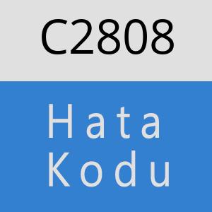 C2808 hatasi