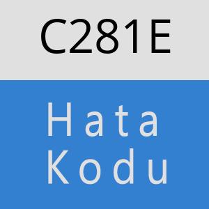 C281E hatasi
