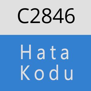 C2846 hatasi