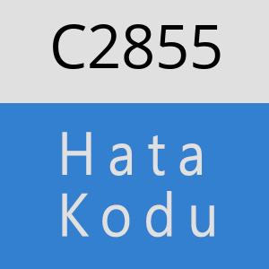 C2855 hatasi