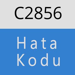 C2856 hatasi