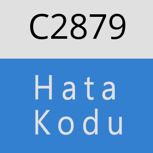 C2879 hatasi