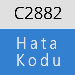 C2882 hatasi