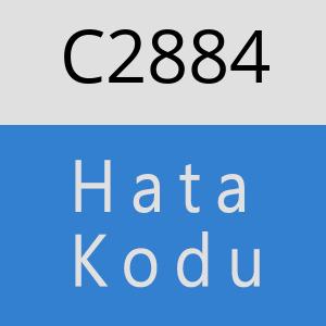 C2884 hatasi