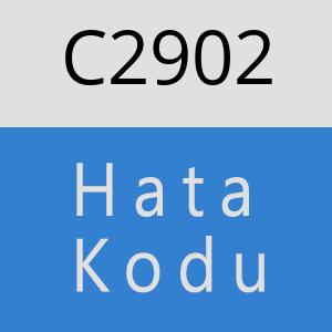 C2902 hatasi