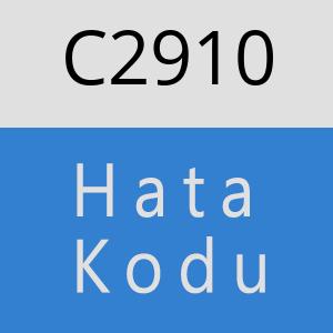 C2910 hatasi