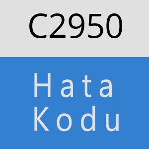 C2950 hatasi