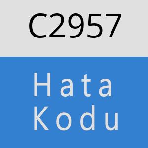 C2957 hatasi