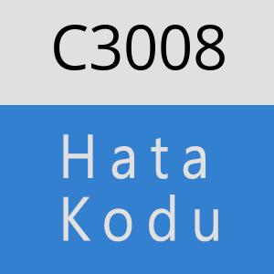 C3008 hatasi