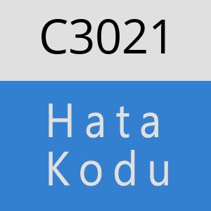 C3021 hatasi