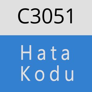 C3051 hatasi