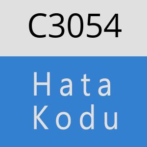 C3054 hatasi