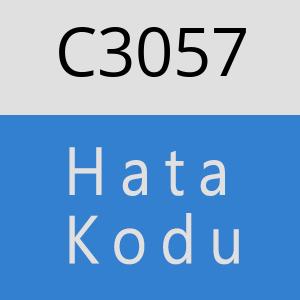 C3057 hatasi