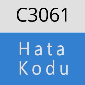 C3061 hatasi