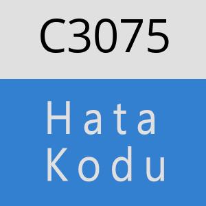 C3075 hatasi