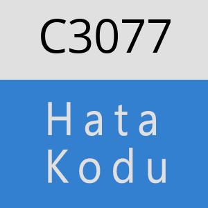 C3077 hatasi