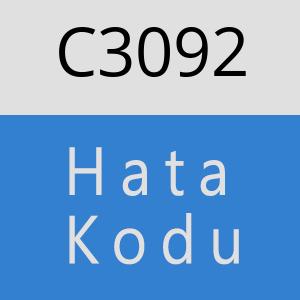 C3092 hatasi