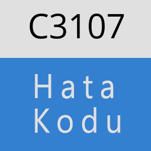 C3107 hatasi