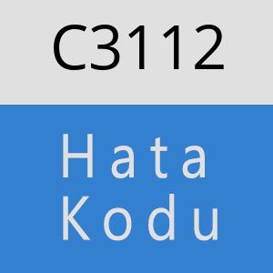C3112 hatasi