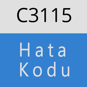 C3115 hatasi