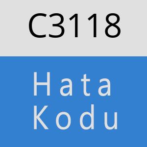 C3118 hatasi