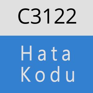 C3122 hatasi