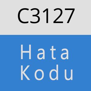 C3127 hatasi
