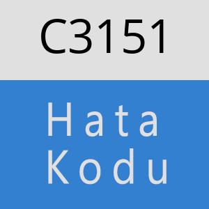 C3151 hatasi