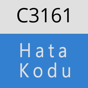 C3161 hatasi