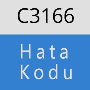 C3166 hatasi