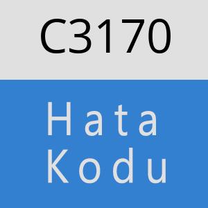 C3170 hatasi