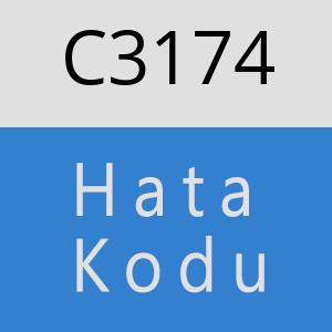 C3174 hatasi