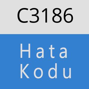 C3186 hatasi