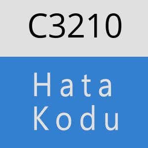 C3210 hatasi