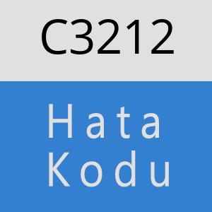 C3212 hatasi