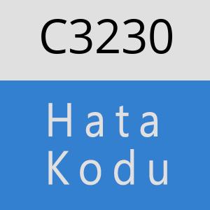 C3230 hatasi