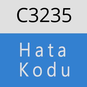 C3235 hatasi