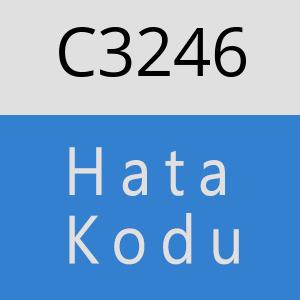 C3246 hatasi